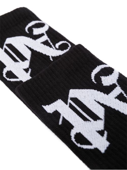 Socks with logo PALM ANGELS | PMRA001R24FAB0021001